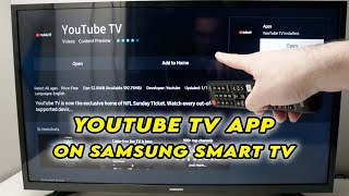 How to Install Youtube TV app on Samsung Smart TV [upl. by Asylem]