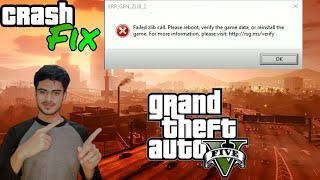 How to fix GTA 5 crash black screen GTA 5 failed zlip call GTA 5 black screen fix ERRGENZLIB [upl. by Meingoldas]