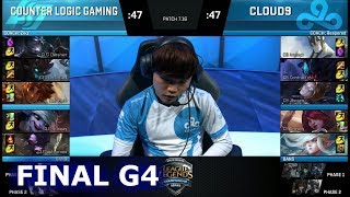 Cloud 9 vs CLG Game 4  Finals NA LCS Regional Qualifier for S7 Worlds 2017  C9 vs CLG G4 [upl. by Estel971]