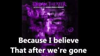 Dream Theater  quotThe Spirit Carries Onquot Lyrics In Video HD [upl. by Richma930]