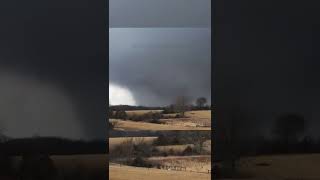 Massive Wedge Tornado his the town of Winterset Iowa 3522 [upl. by Jelene]