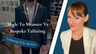 Made To Measure Vs Bespoke Suits Explained Key Differences Benefits And Pricing [upl. by Liahus881]