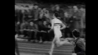 First Four Minute MileHQRoger Bannister1954 [upl. by Pirnot730]