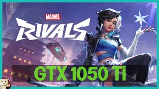 GTX 1050 Ti  Marvel Rivals 1080p Prueba [upl. by Nelan]