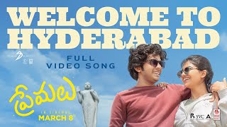 Welcome To Hyderabad Video Song  Premalu Telugu Movie  Naslen  Mamitha  Girish AD SS Karthikeya [upl. by Ahsyen]