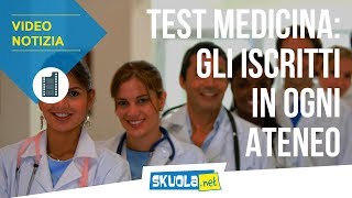 Test Medicina 2018 gli iscritti in ogni ateneo [upl. by Romilda708]