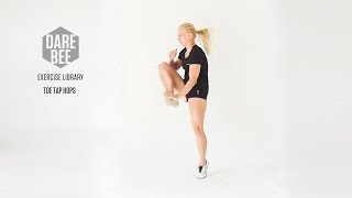 Exercise Library Toe Tap Hops [upl. by Mignonne272]