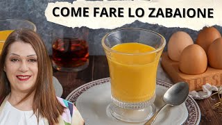 Zabaione ricetta facile e veloci con trucchi e consigli [upl. by Aerdnod582]