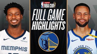 GRIZZLIES at WARRIORS  EMIRATES NBA CUP 🏆  FULL GAME HIGHLIGHTS  November 15 2024 [upl. by Lebbie]