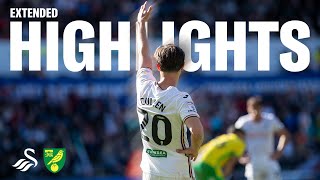 Swansea City v Norwich City  Extended Highlights [upl. by Ecienaj]