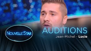 Jean Michel  Lucie  Auditions  Nouvelle Star [upl. by Refotsirk]