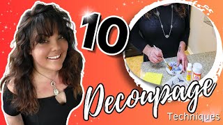 Creative Decoupage Techniques to Try on Your Next Project  Decoupage Methods  Craft Ideas [upl. by Sugirdor]