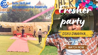 Fresher party 2024 in DSEU DWARKA CAMPUS Full Dance Video [upl. by Dennison44]