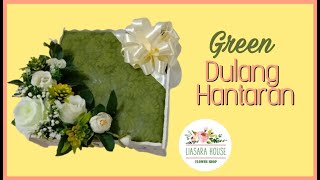 DIY Dulang Hantaran  Tema Hijau [upl. by Hbahsur987]