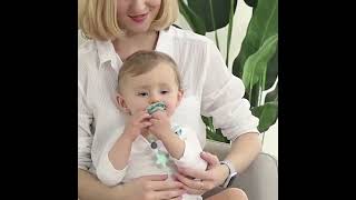 How to Make a Teething Pacifier Clip with Silicone Teething Sensory Beads [upl. by Felizio]