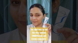 Right way to use Embryolisse Laitcreme bestseller face moisturizer Like amp Subscribe for more [upl. by Ellienad]