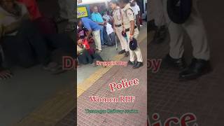 RPF LADY POLICE VS DRUGGIST  Railway station travelvlogger funny arunachaleeboy trending [upl. by Dolph221]