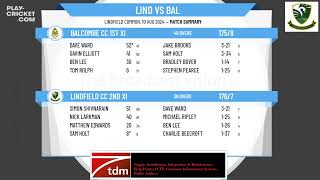 Lindfield CC 2nd XI v Balcombe CC 1st XI [upl. by Elpmid]