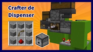 Craft Auto de Dispenser distributeur avec le Crafter  Minecraft 121 [upl. by Dyna]