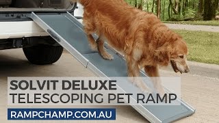 Solvit Deluxe Telescoping Pet Ramp from Ramp Champ [upl. by Hopper577]