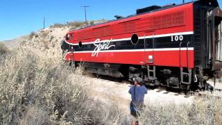 Small train in Jacumba  Carrizo Creek [upl. by Leaffar398]