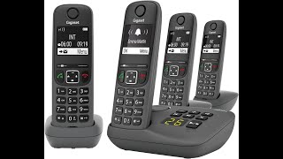 Gigaset A695A Quattro 4 téléphones DECT sans Fil [upl. by Zanze]