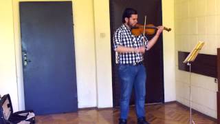 J S Bach  Gigue from Violin partita No3  Georgi Ivanov  violin 432Hz PF [upl. by Dranyar]