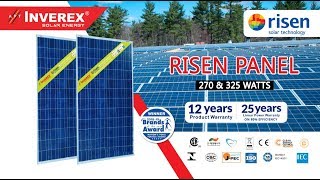 Risen solar panels Price In Pakistan  Invterex Risen 325W And Risen 270W  dgk7 [upl. by Anelec]