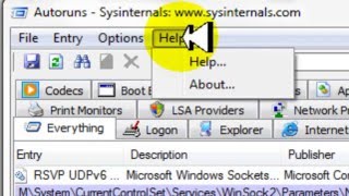 شرح برنامج Autoruns [upl. by Enirehtacyram343]