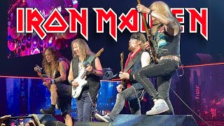 IRON MAIDEN Live In Phoenix Arizona  The Trooper amp Wasted Years  The Future Past World Tour 2024 [upl. by Nanreit]