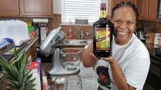 How to make a Rum Cake  Jamaican Rum  Moist Dessert Recipe [upl. by Lonni]