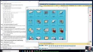 6336 Packet Tracer  Configuring RouteronaStick InterVLAN Routing [upl. by Earaj556]