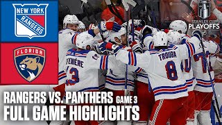 New York Rangers vs Florida Panthers Game 3  NHL Eastern Conference Final  Full Game Highlights [upl. by Oliva917]