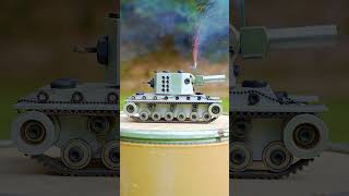 KV2 → Powerful mini Cannon → Slow Motion tankgun mrmichal minicannon [upl. by Retsek]