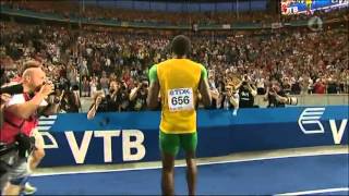 4th 200m World Record  Usain Bolt 2009 Berlin 1919 [upl. by Akemhs]