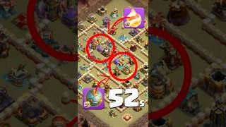 FireBall  SpikyBall  52s 🤯 clashofclans handcam [upl. by Rushing460]