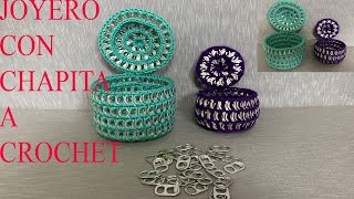 PASO A PASO PARA TEJER JOYERO A CROCHET [upl. by Myrt]