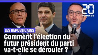 Les Républicains  Qui sont les candidats à la présidence du parti et qui pourra voter [upl. by Einrae]