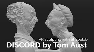 VR sculpting with Shapelab  DISCORD by Tom Aust [upl. by Amikehs617]