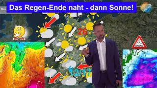 Letzte RegenTag dann sonniger amp wärmer Mittelfrist spannend Wettervorhersage 1622092024 [upl. by Patman]