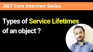 What are the types of Service Lifetimes of an object instance in ASPNET Core [upl. by Eelano]