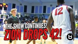 Zion Williamson Scores 42 amp Misses ONLY 2 SHOTS The Show Continues [upl. by Toft90]