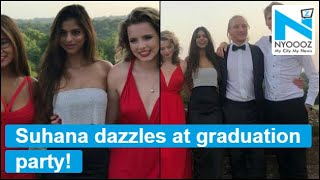 SEE PICTURES Suhana Khan and her stylish squad at Graduation party [upl. by Ibba]