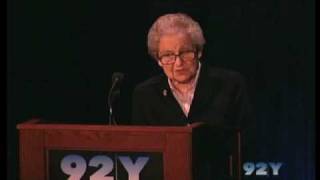 Vivian Gussin Paley at 92Y Wonderplay Conference 2008 [upl. by Yenrab105]