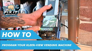 How to Program a KleenView Vending Machine  Fix It With Phil  KleenRite [upl. by Wappes]