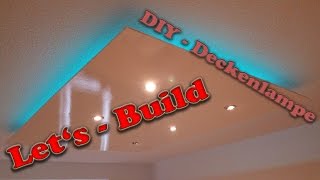 Lets Build  DIY Deckenlampe Deckensegel mit indirekter Beleuchtung und Philips Hue [upl. by Animsaj]