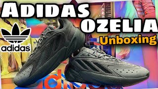 Yeezy Alternative Adidas Ozelia Carbon Grey Unboxing [upl. by Lorne]