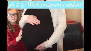 36 amp 37 WEEK PREGNANCY UPDATE  PRODROMAL LABOR  OVER BEING PREGNANT  GETTING A MEMBRANE SWEEP [upl. by Burnley]