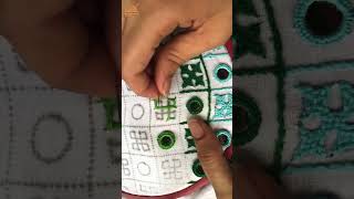 Kutch Work Bavaliyo Part  1  Gujarati Silai  Stitch  Sindhi Embroidery Stitch  Sindhi Taka [upl. by Emiolhs]