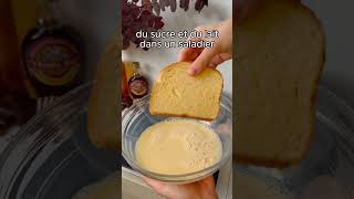 Brioche perdue 🍞 recette en description livecook food recipe healthy autumn inspiration [upl. by Irap]